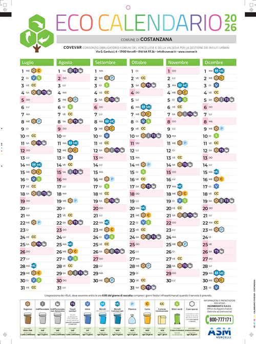 Eco Calendario 2026